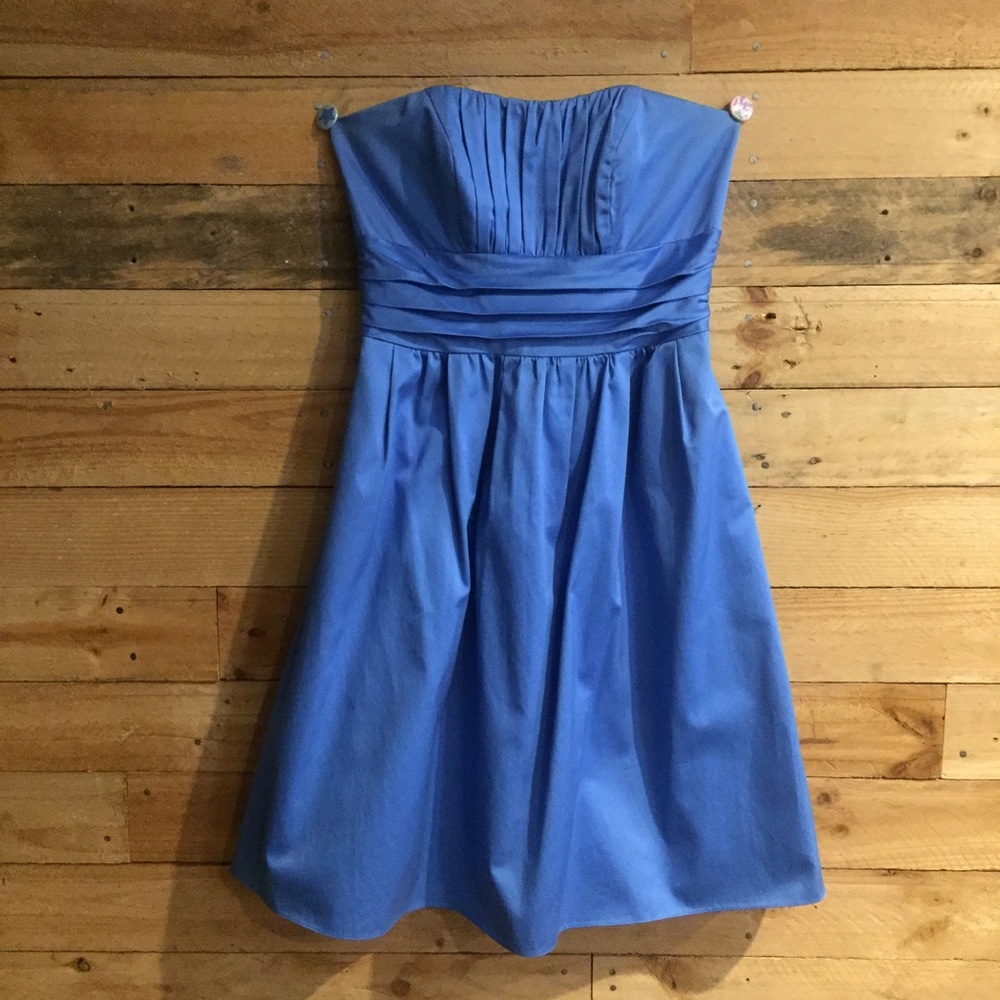 David's Bridal Strapless Bridesmaids/prom Dress